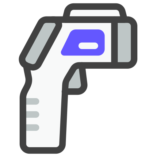 pistola termómetro icono gratis