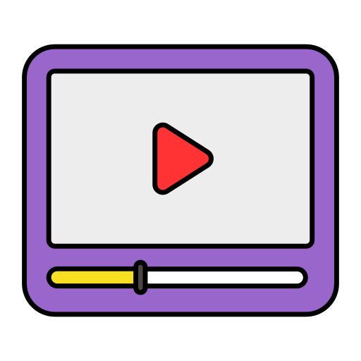 anuncio de video icono gratis