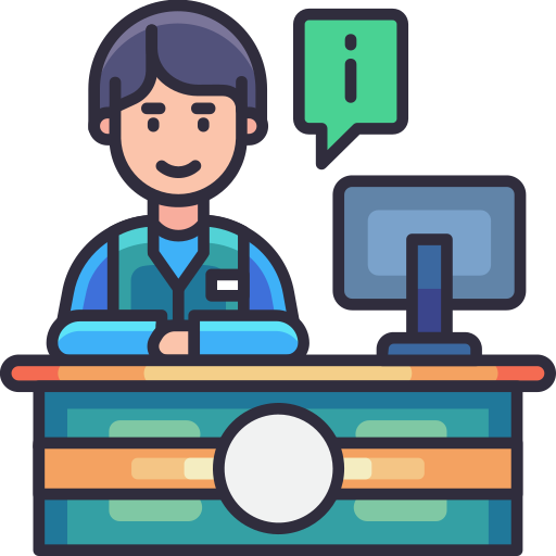 Receptionist Generic Outline Color icon