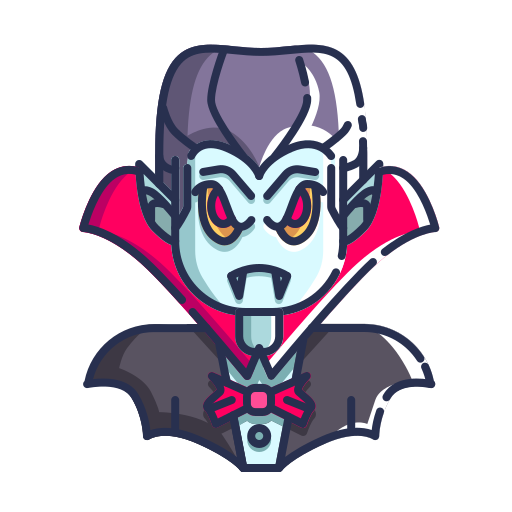 Dracula Generic Outline Color icon