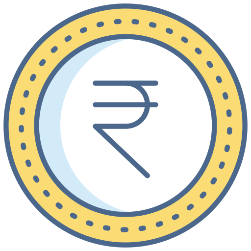 rupia india icono gratis