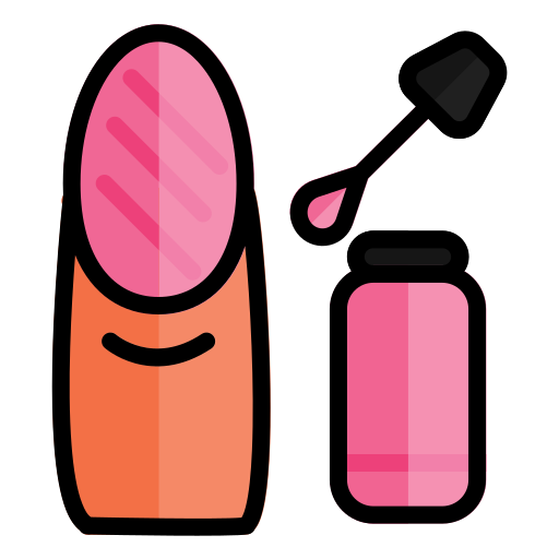 Nail polish Generic Outline Color icon