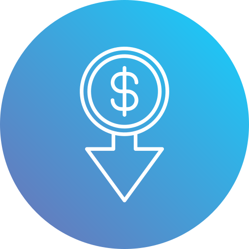 pérdida icono gratis