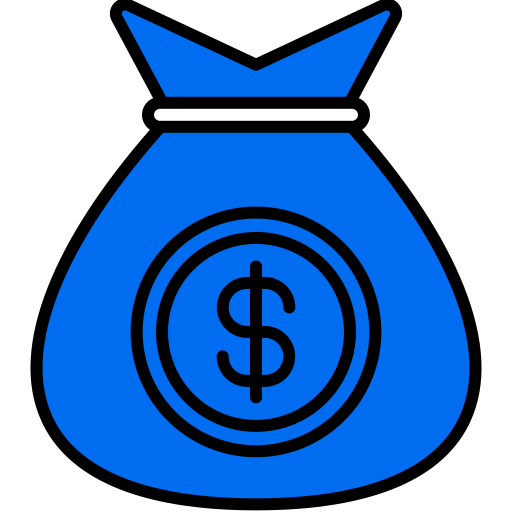 Money bag free icon Money bag free icon