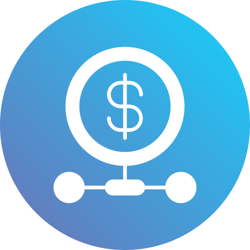 dinero digital icono gratis