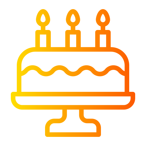 pastel de cumpleaños icono gratis