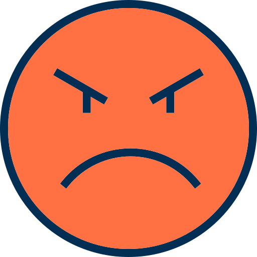 Angry free icon