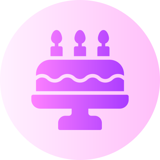 pastel de cumpleaños icono gratis