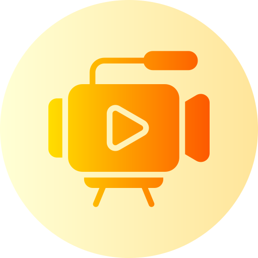 camara de video icono gratis