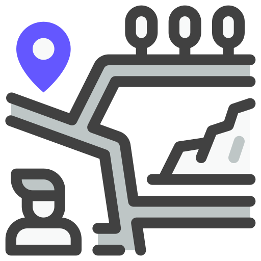 destino icono gratis