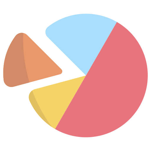 gráfico circular icono gratis