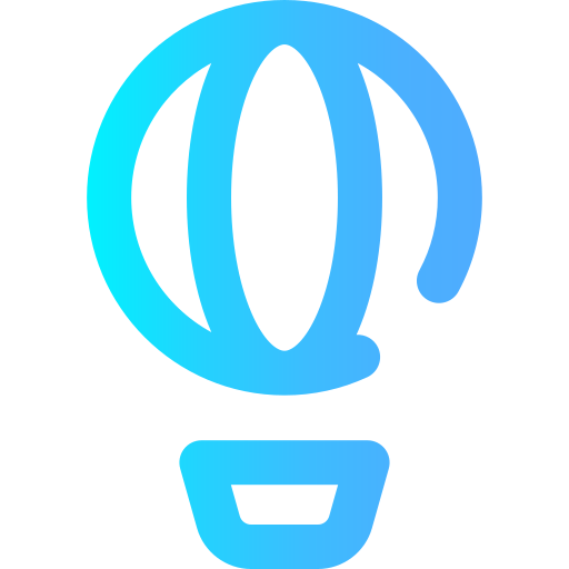 Воздушный шар бесплатно иконка