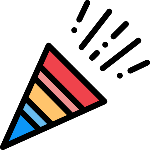 konfetti kostenlos Icon konfetti kostenlos Icon