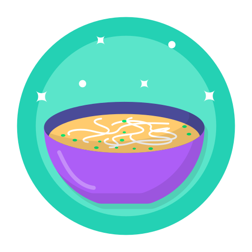 tazón de sopa icono gratis