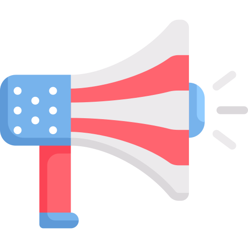Loudspeaker free icon