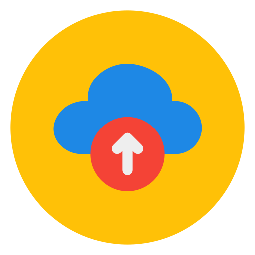 carga en la nube icono gratis