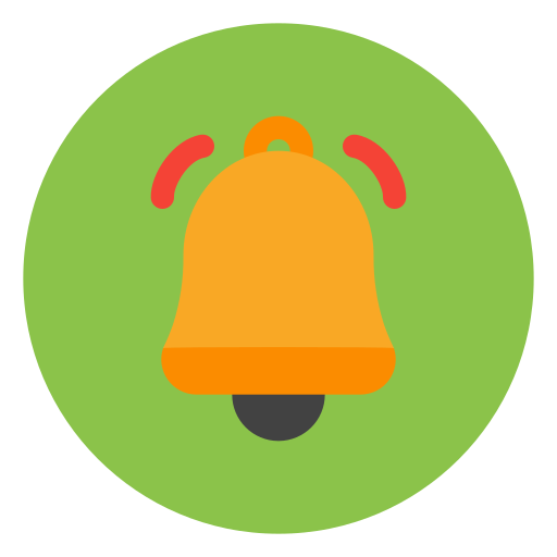 campana de notificación icono gratis