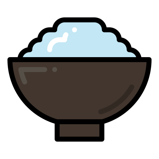 밥 그릇 무료 아이콘