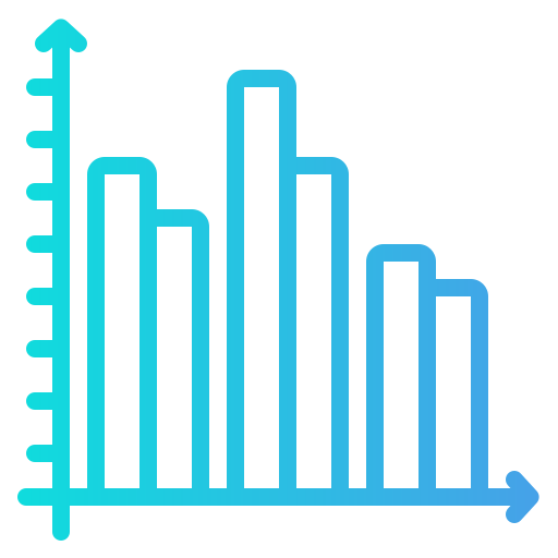 gráfico de barras icono gratis