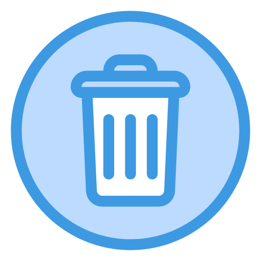 Delete Generic Blue icon