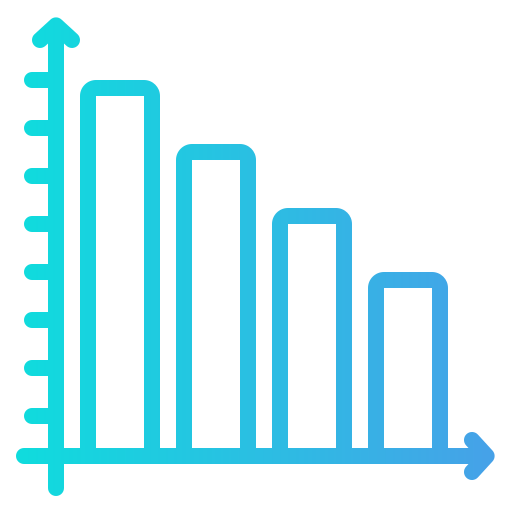 gráfico de barras icono gratis