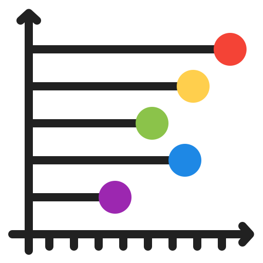 gráfico de linea icono gratis