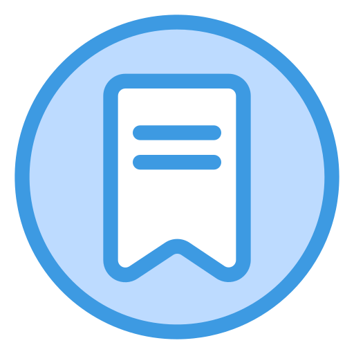 Bookmark Generic Blue icon