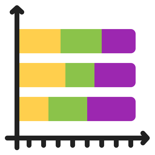 gráfico de barras icono gratis