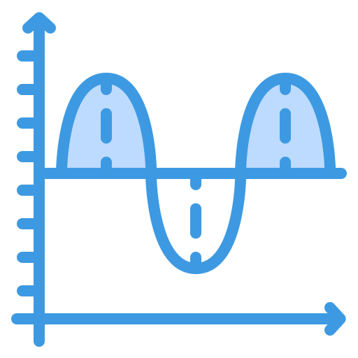 gráfico de ondas icono gratis