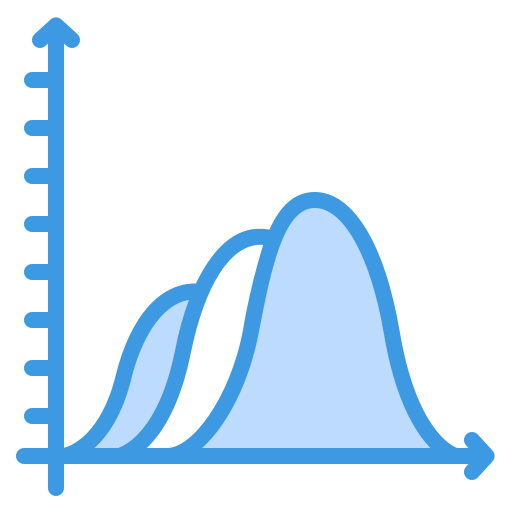 gráfico de ondas icono gratis