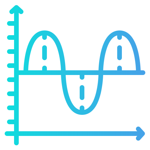 gráfico de ondas icono gratis