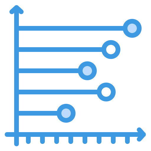 gráfico de linea icono gratis