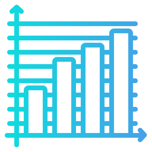 gráfico de barras icono gratis