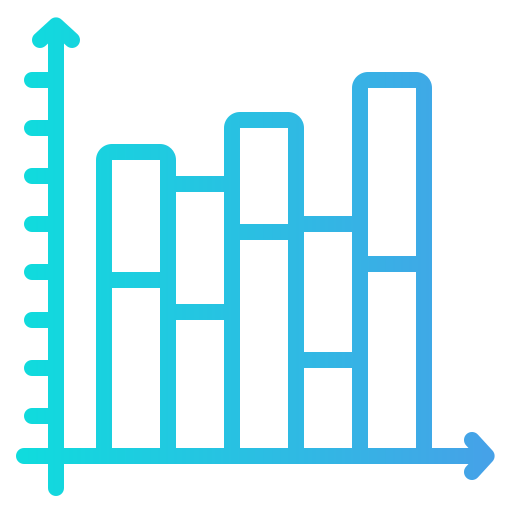 gráfico de barras icono gratis