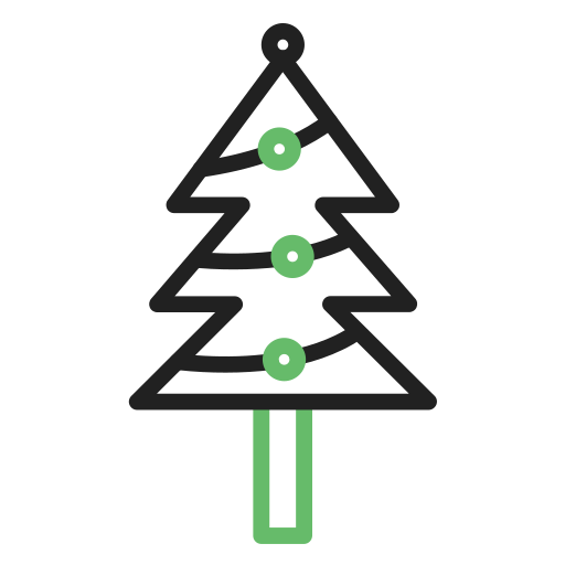 árbol de navidad icono gratis