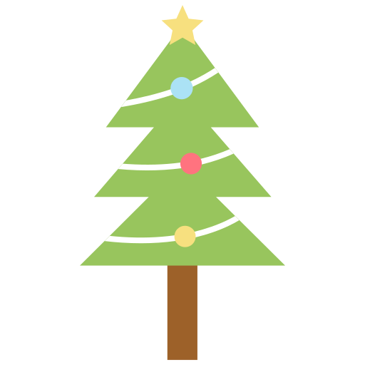 árbol de navidad icono gratis