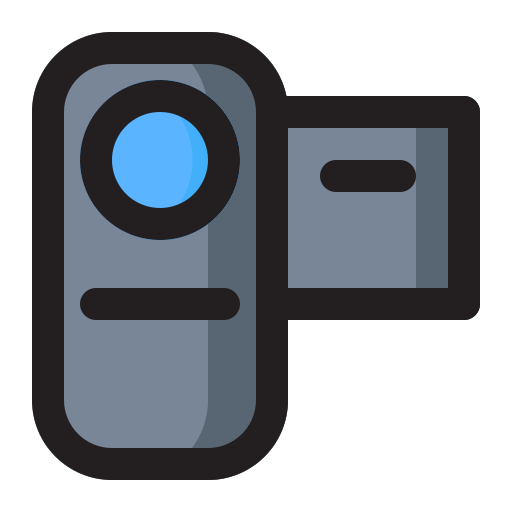 camara de video icono gratis