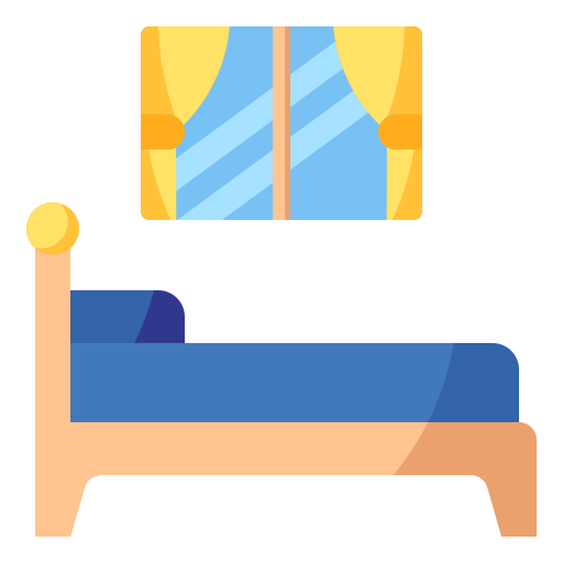 Bed free icon