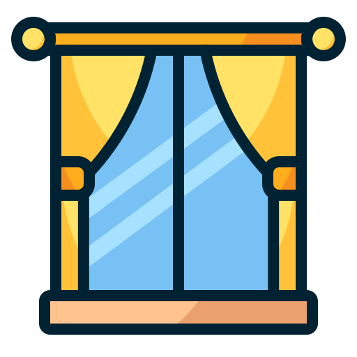 Curtain free icon