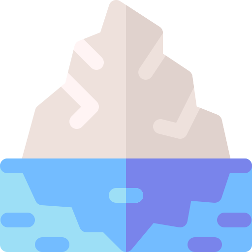 Iceberg Basic Rounded Flat icon