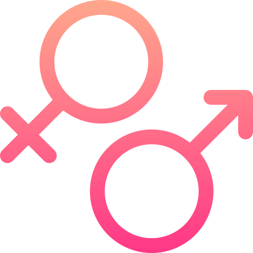 Sex Basic Gradient Lineal Color Icon 