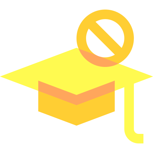 교육 없음 무료 아이콘