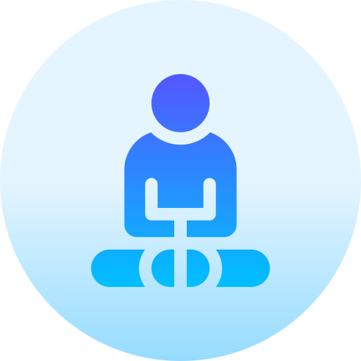 Posture Basic Gradient Circular Icon