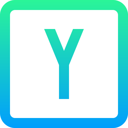 Yttrium Super Basic Straight Gradient icon