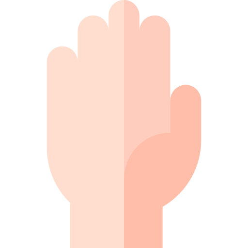 Abhaya mudra Basic Straight Flat icon