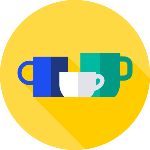 tazas icono gratis