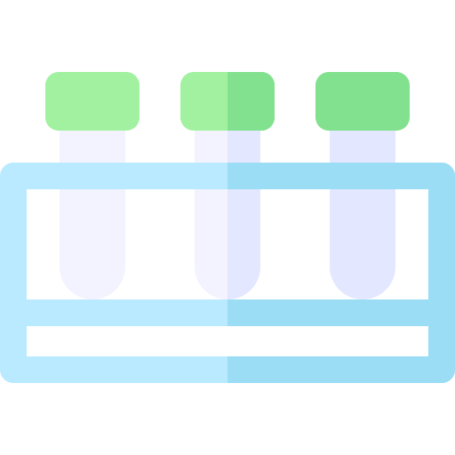 Test tube Basic Rounded Flat icon