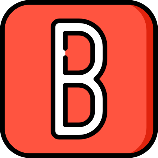 Free Icon | Letter B