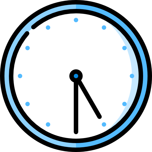 reloj de pared icono gratis