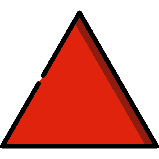 triángulo icono gratis